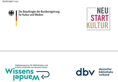 Logo Wissenswandel © Die Beauftragte der Bundesregierung für Kultur und Medien und deutscher Bibliotheksverband
