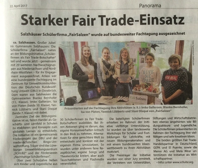 Pressebericht FairSalzen © Samtgemeinde Salzhausen